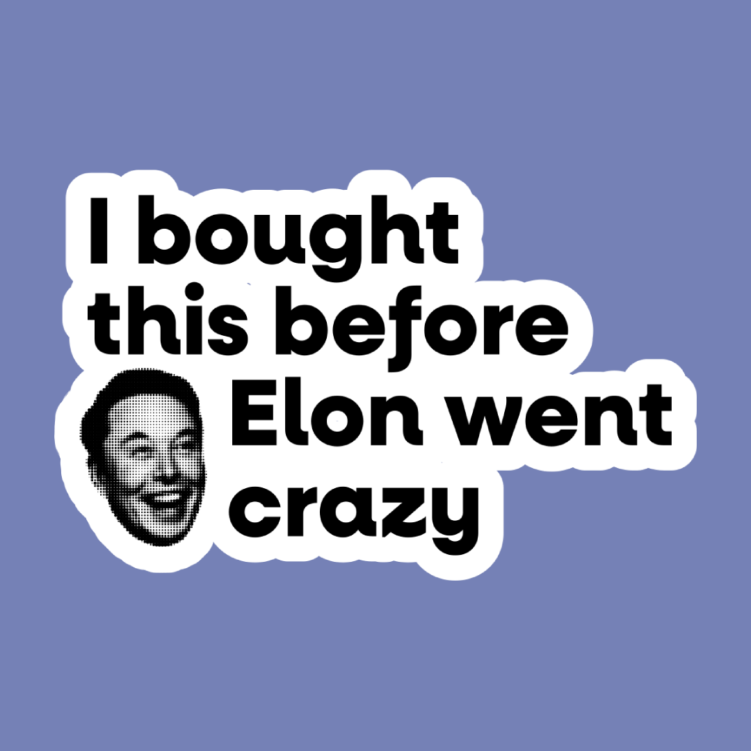 I Bought This Before Elon Went Crazy